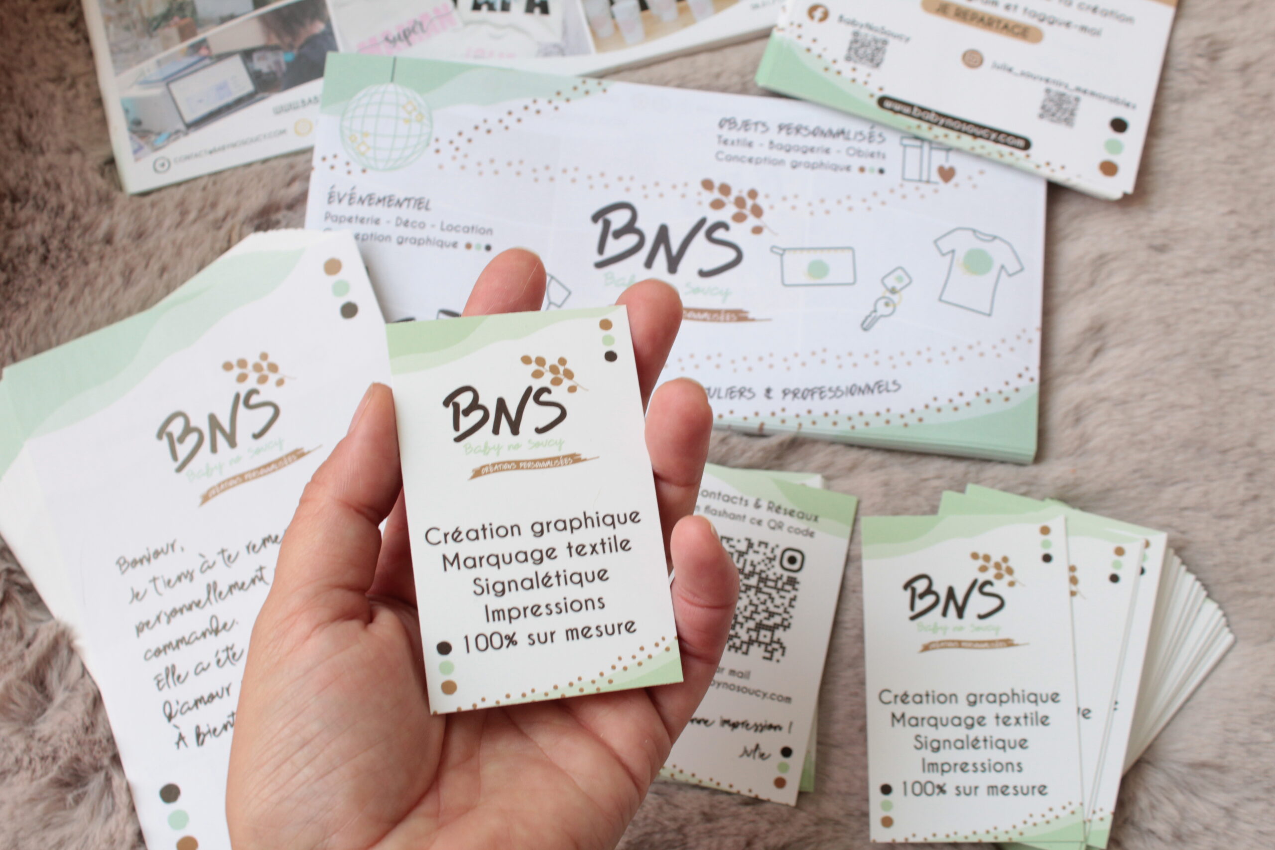 Impression flyers et cartes de visite pour micro-entreprise à Montélimar